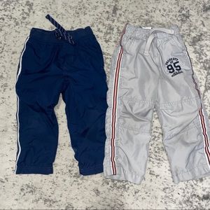 2 pair Oshkosh Carter’s toddler boy joggers 3T